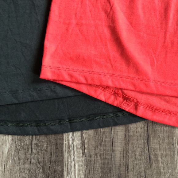 Under Armour Run Heat Gear New Tee Shirts XXL Orange and Army Green - Picture 4 of 11